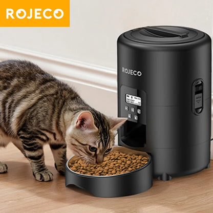 Keep your pet fed, healthy, and happy — even when you're not home.  Give your cat or dog a reliable, stress‑free feeding routine with this Smart 2L Automatic Pet Feeder. Designed for busy pet parents, this feeder delivers precise portions, scheduled meals, and consistent nutrition — all with simple button‑based smart control.
