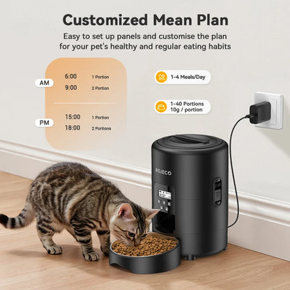 Keep your pet fed, healthy, and happy — even when you're not home.  Give your cat or dog a reliable, stress‑free feeding routine with this Smart 2L Automatic Pet Feeder. Designed for busy pet parents, this feeder delivers precise portions, scheduled meals, and consistent nutrition — all with simple button‑based smart control.